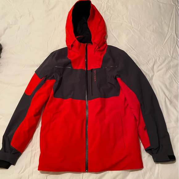 Spyder Men’s insulated/Gore-Tex jacket, pant & Gloves full match set - Picture 4 of 11